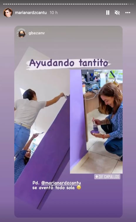 la forma de compartir las historias de Instagram de Mariana Rodríguez ha cambiado/@marianardzcantu