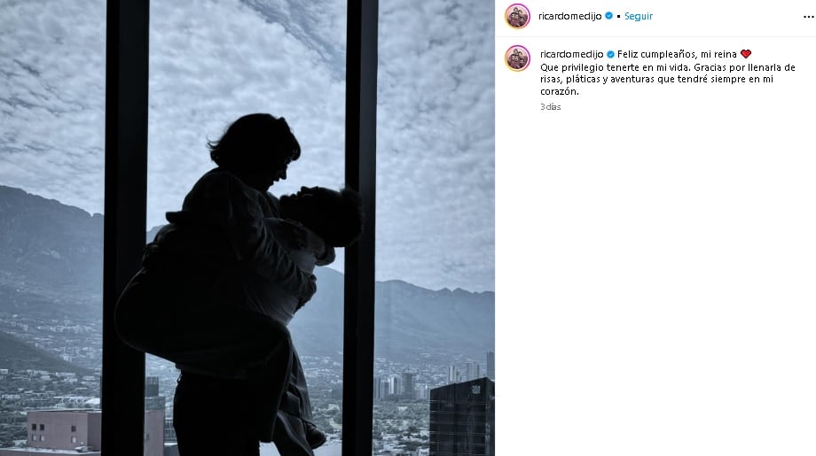 Ricardo Pérez le dedica mensaje a Susana Zabaleta por su cumpleaños.