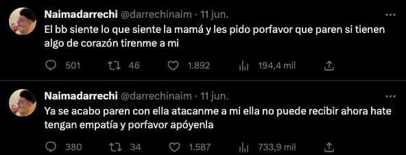 Naim Darrechi pide que dejen de atacar a Yeri Mua