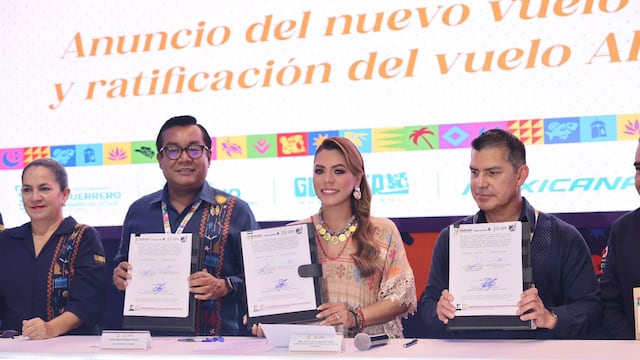 Evelyn Salgado firma convenios turísticos en Tianguis Turístico México 2026 para impulsar Guerrero.