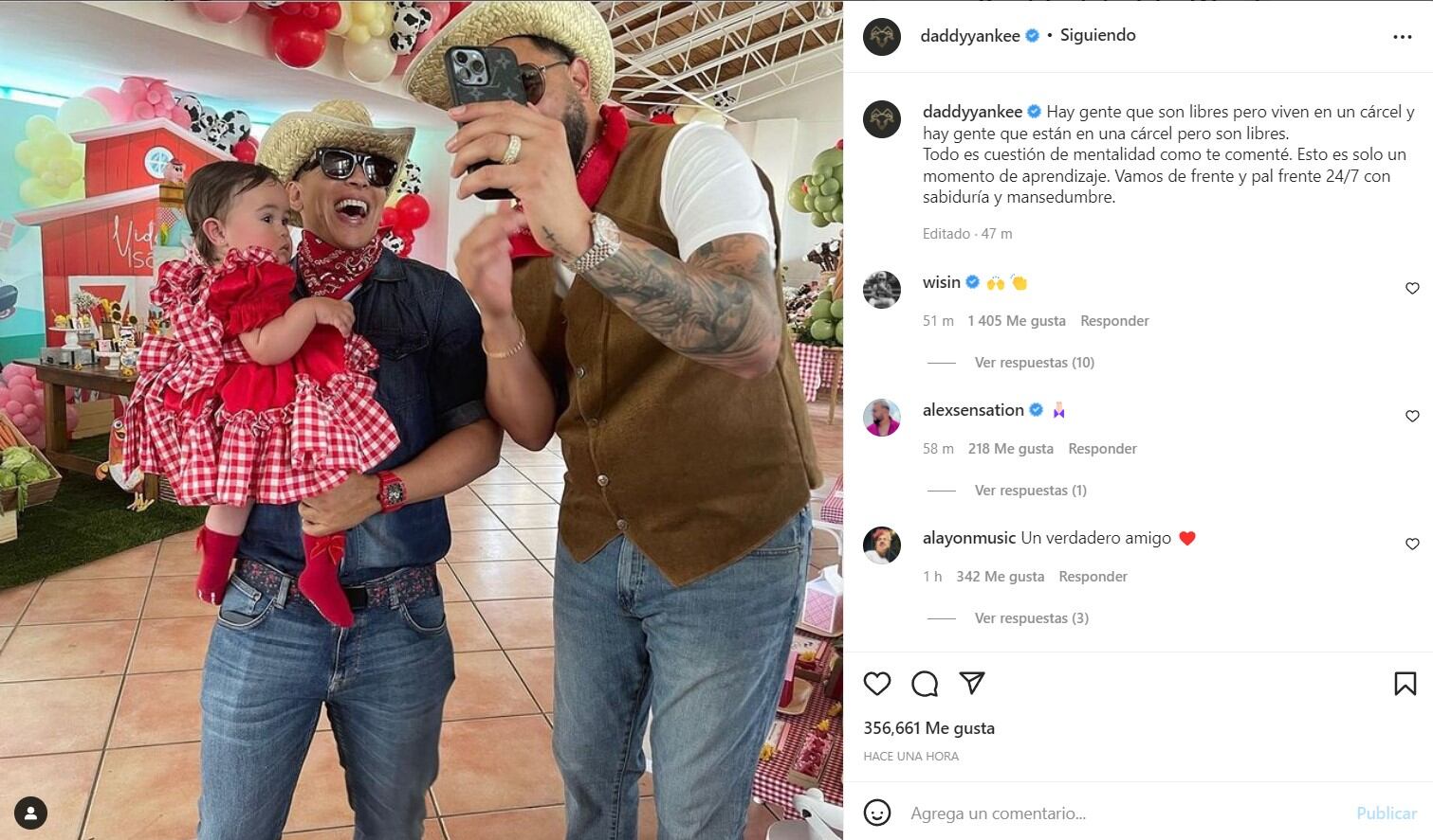 Post de Daddy Yankee