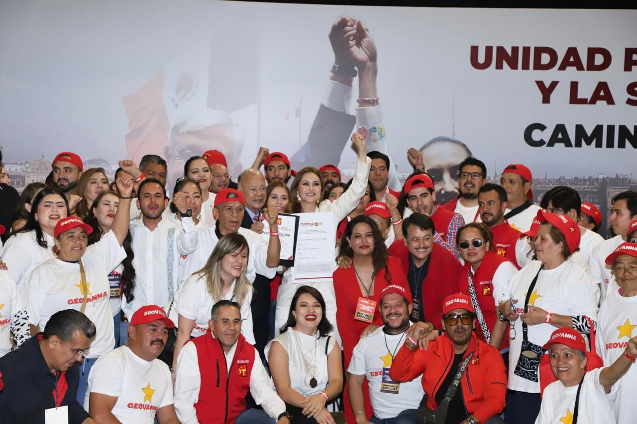 La senadora por Zacatecas, Geovanna Bañuelos, formalizó su registro como Coordinadora Estatal en Defensa de la Transformación y la Soberanía Nacional.