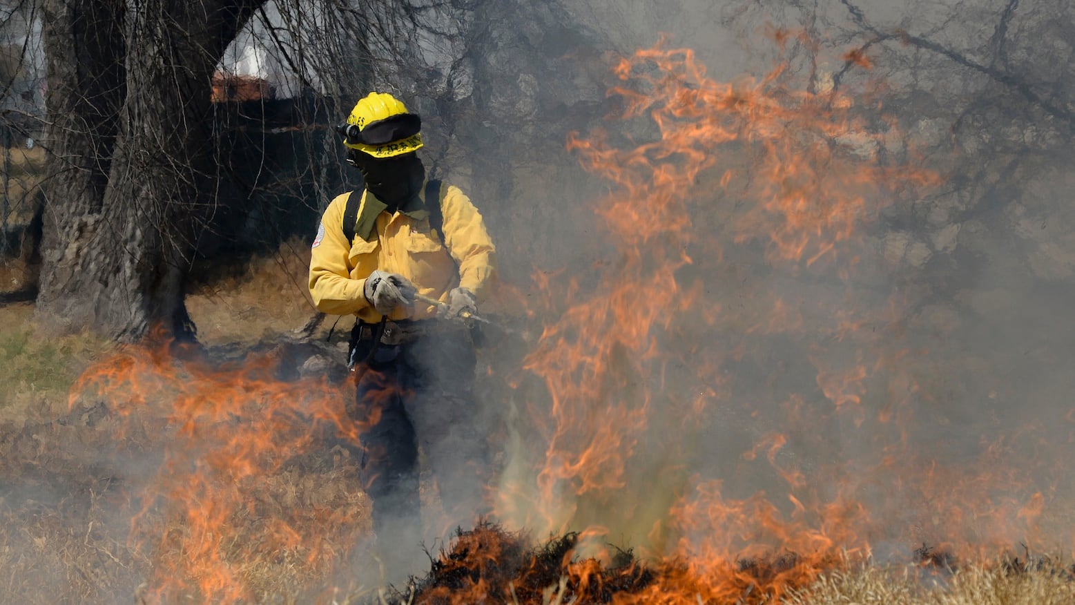 Bombero forestal. Apoyo a Canadá.