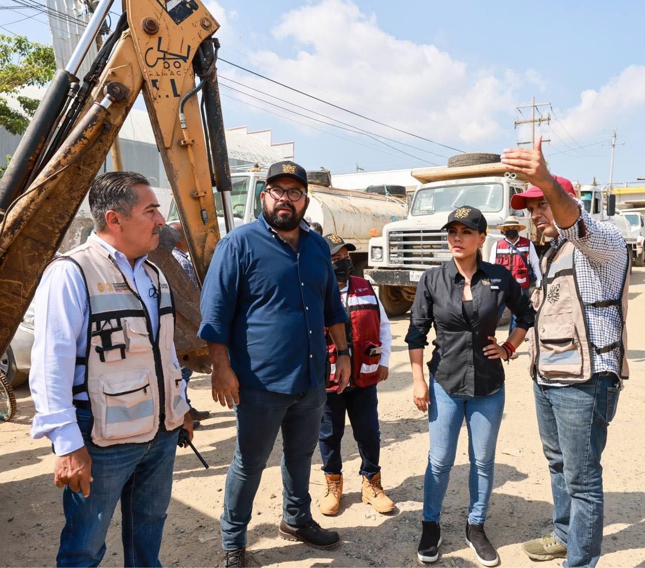 Evelyn Salgado supervisa la reconstrucción de Acapulco, devastado por el huracán Otis