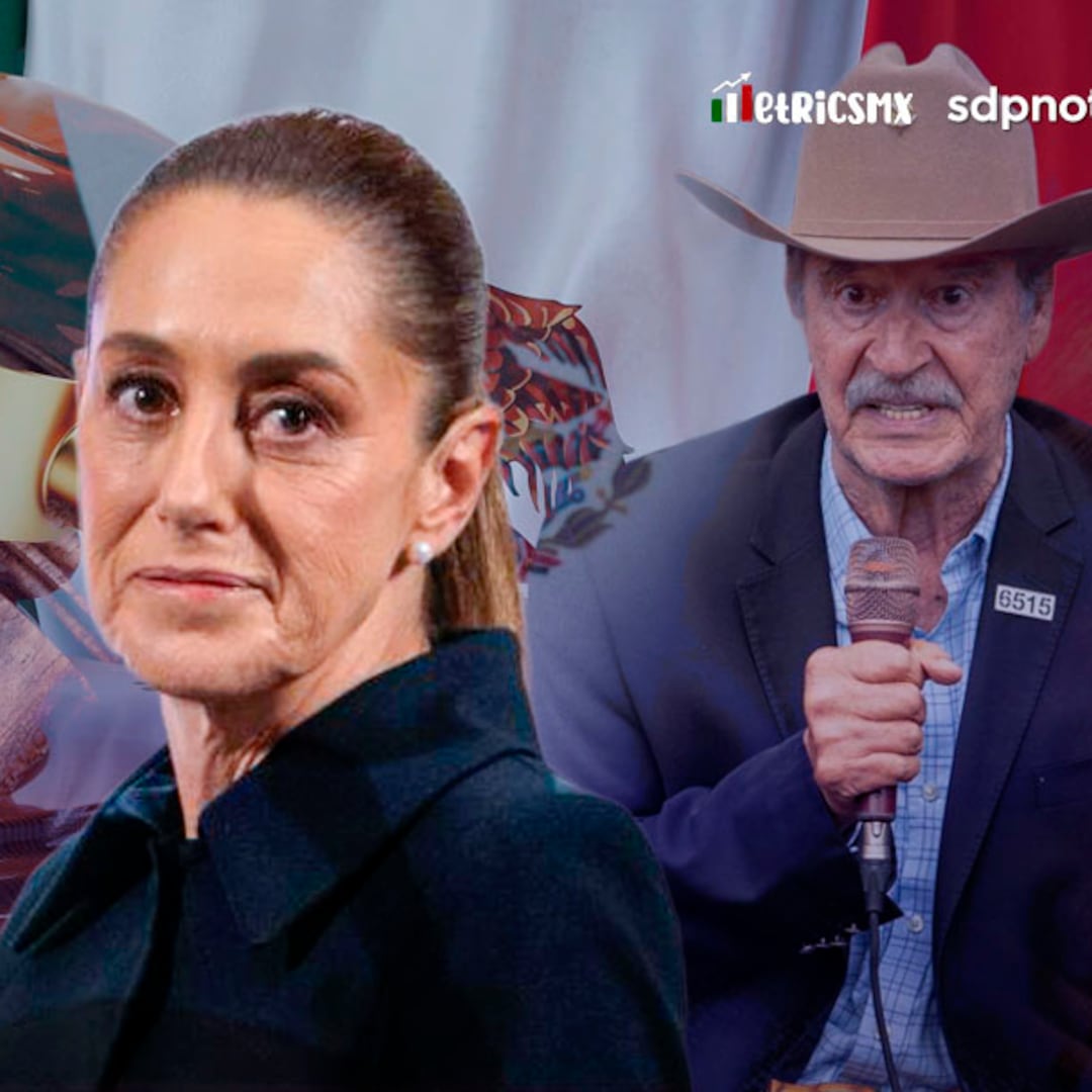 Claudia Sheinbaum alcanza 72.5% de aprobación; 51.2% cree que Vicente Fox debe retirarse de la política