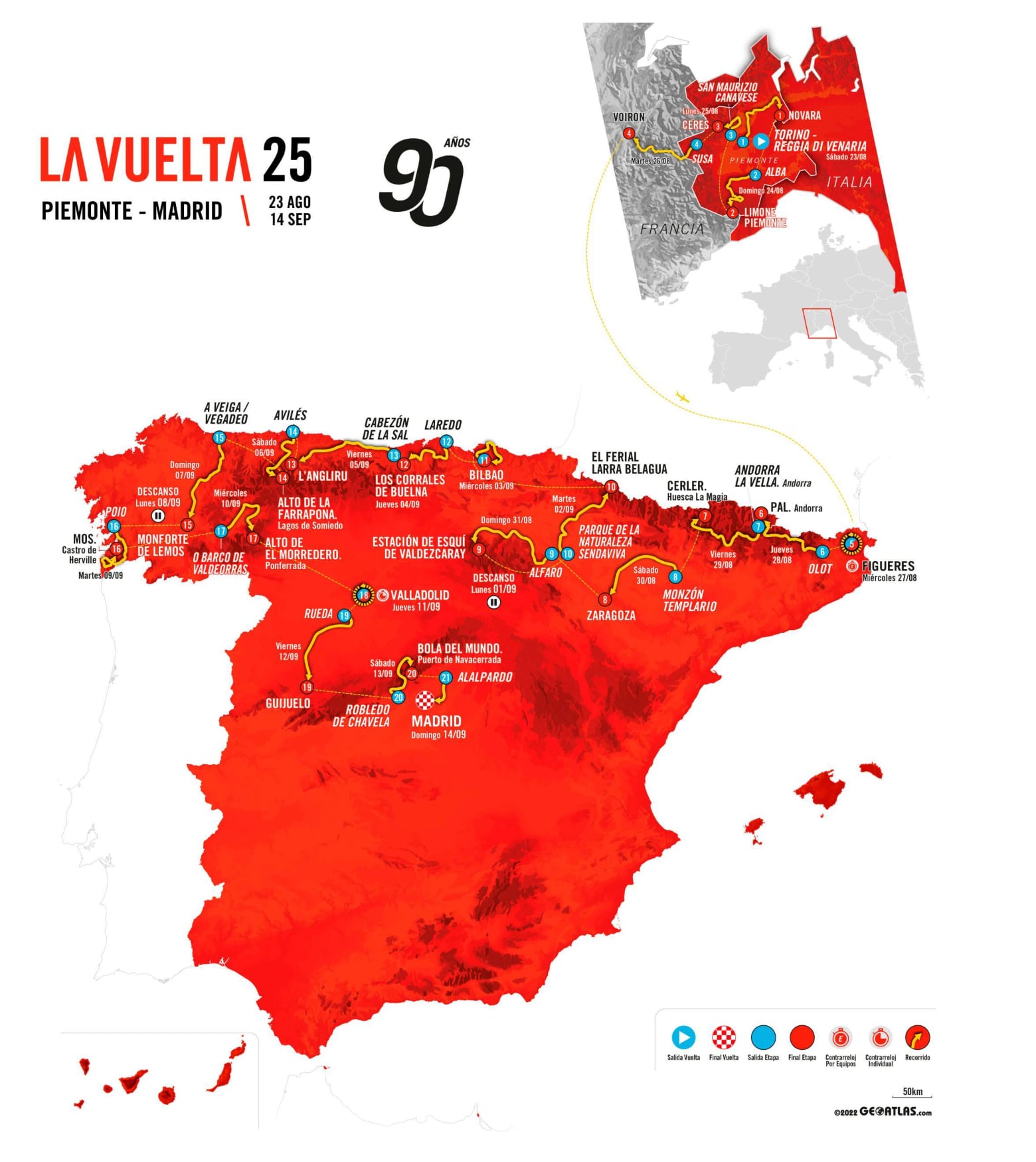 Isaac del Toro va por la Vuelta a España 2025 tras su histórico Giro de Italia; Fechas y horarios