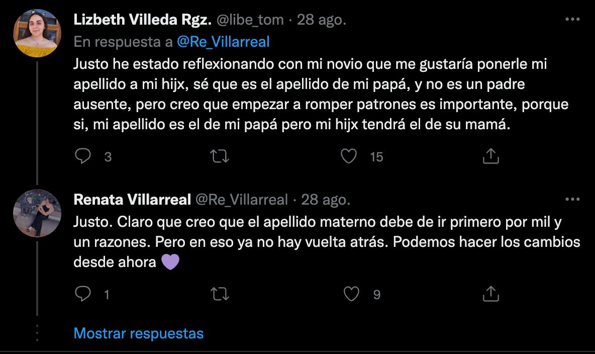 Explica porqué jamás ha usado su apellido paterno