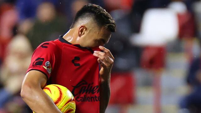 Christian Rivera, en un partido con Xolos de Tijuana.