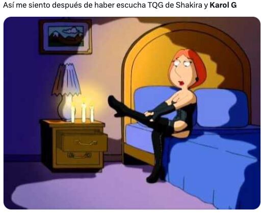 Los memes empoderados de TQG de Shakira y Karol G inundan las redes