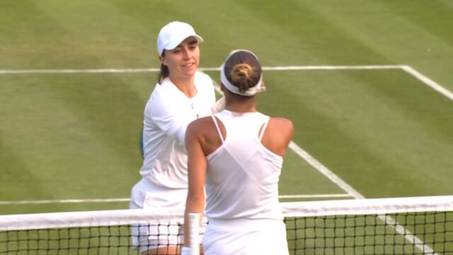Fernanda Contreras se despide de Wimbledon tras ser derrotada por Magda Linette.