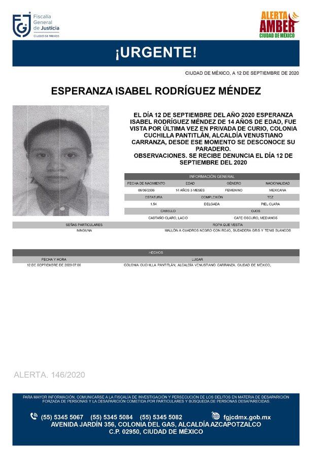 Ficha de búsqueda de Esperanza