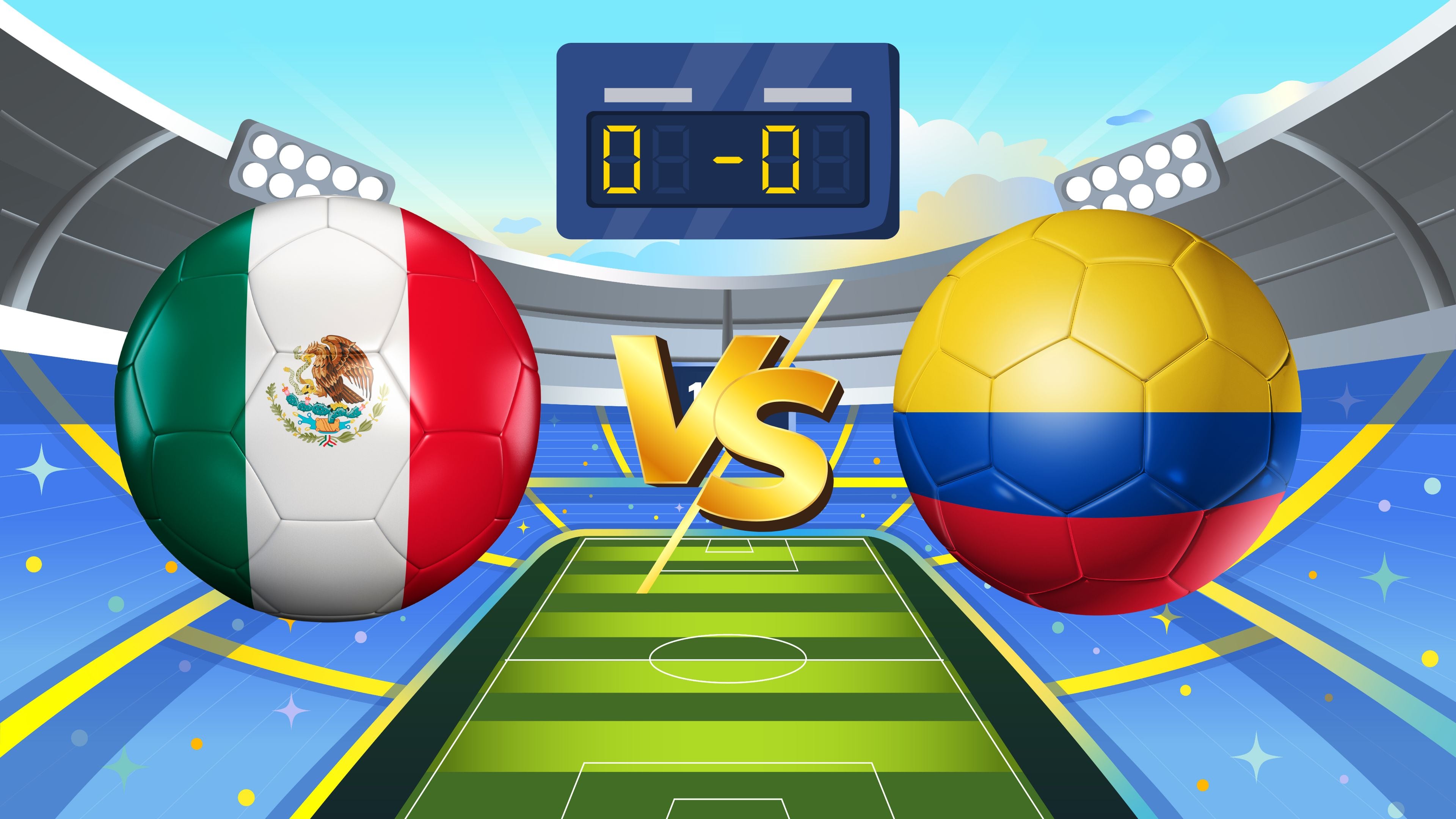 México vs Colombia: Pronóstico y posibles alineaciones del partido en la Fecha FIFA