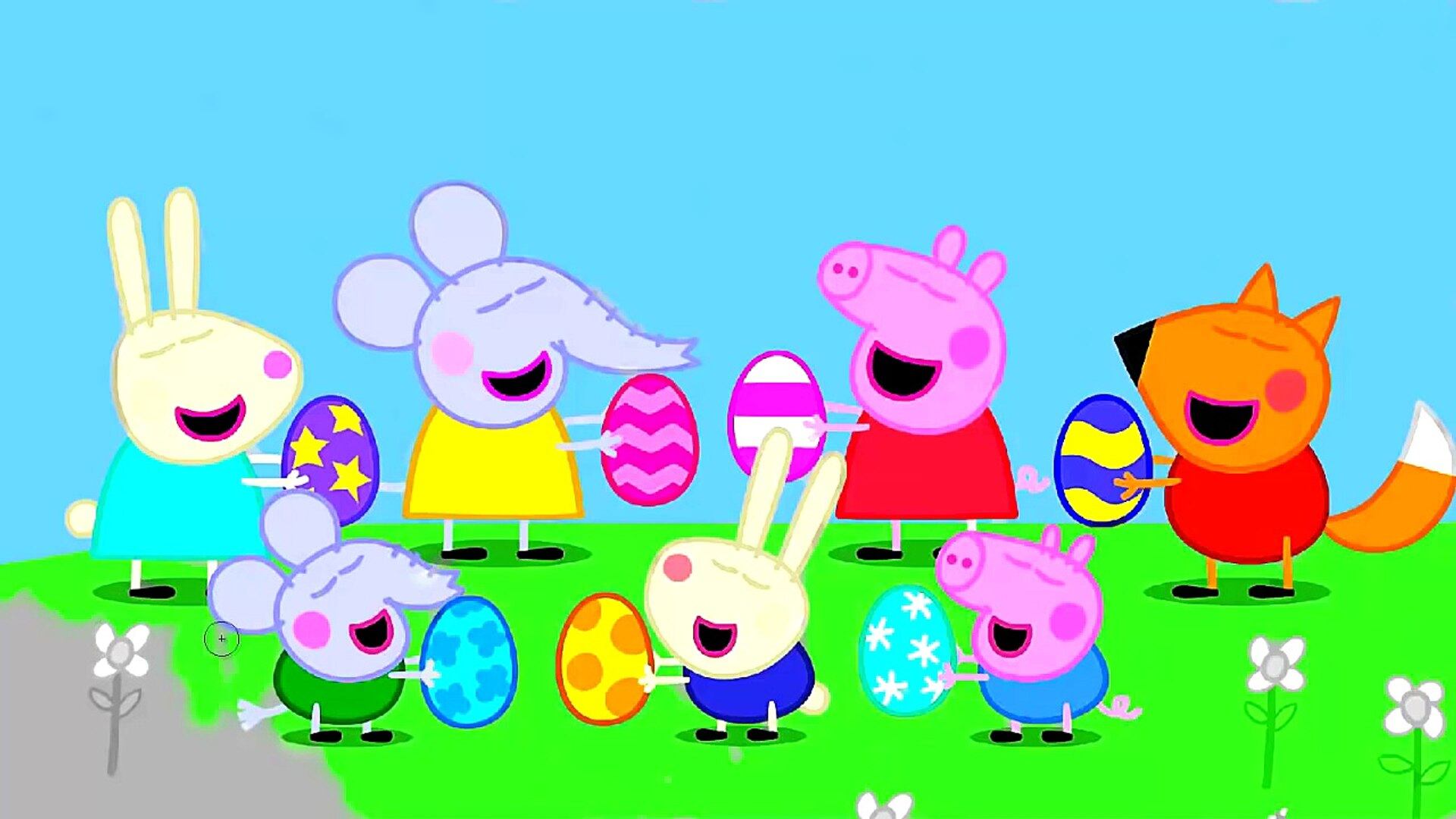 5 dibujos de Pascua de Peppa Pig para colorear que puedes imprimir