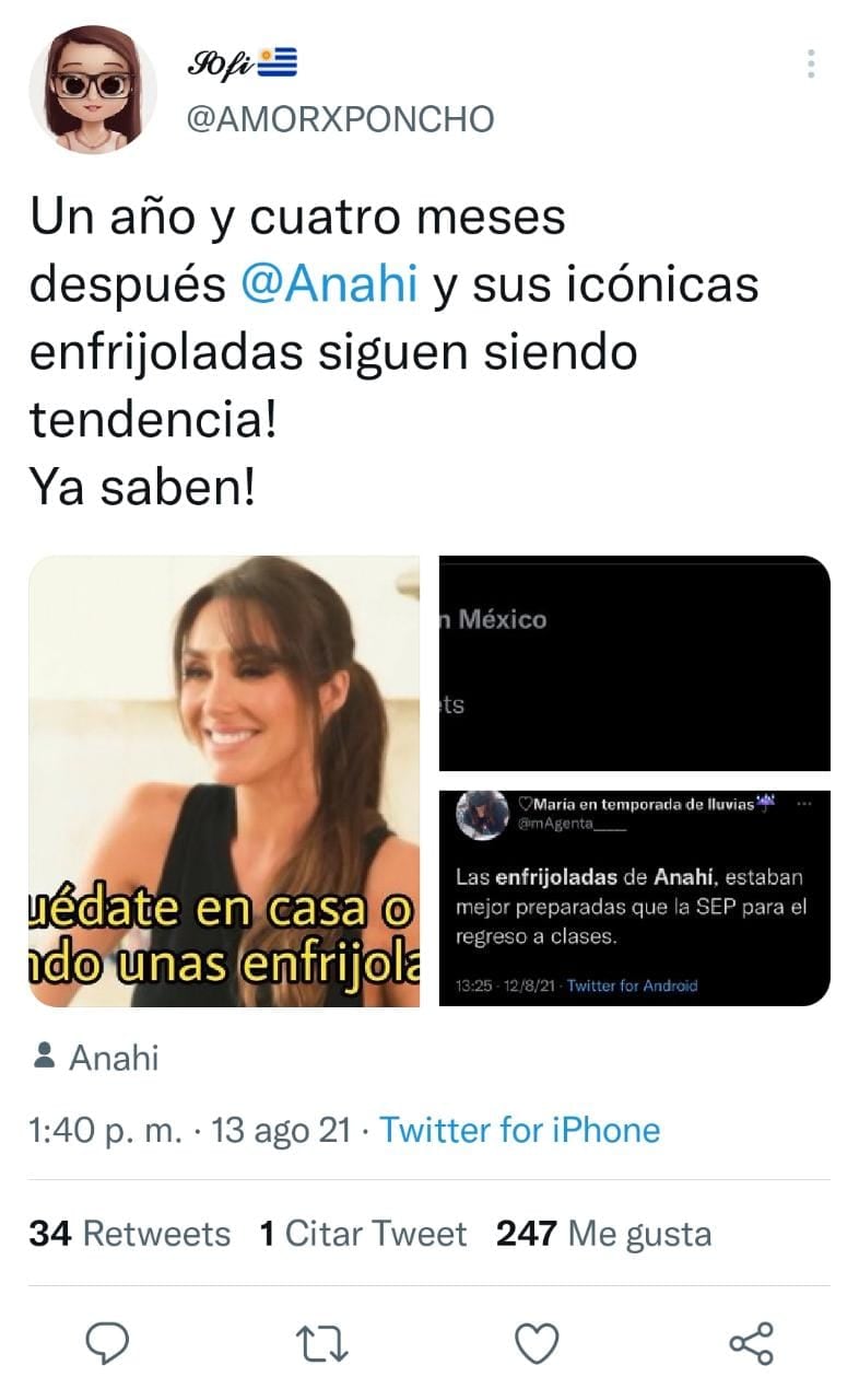 Publicación de Twitter