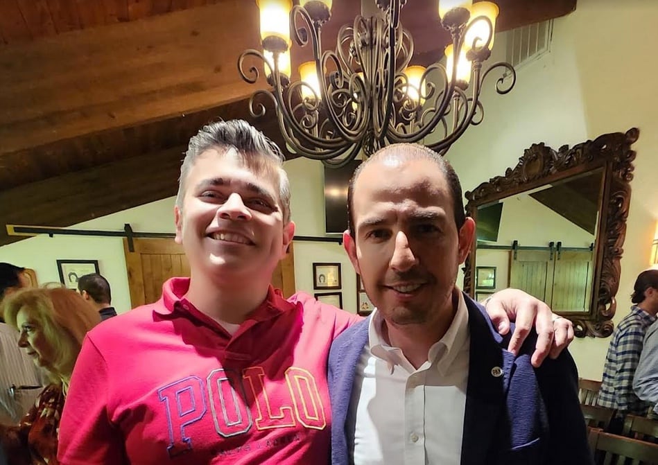 Con Marko Cortés/Sergio Arturo Vela, para Plácido Garza