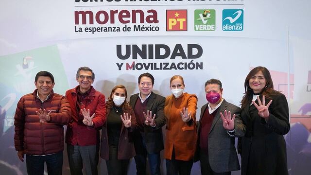 Candidatos de Morena de 6 estados para elecciones 2022