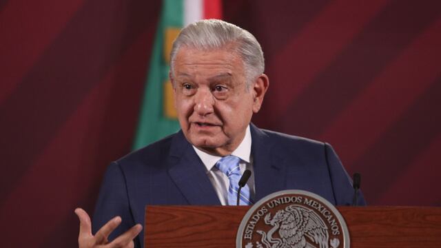 AMLO en la conferencia mañanera del 4 de mayo