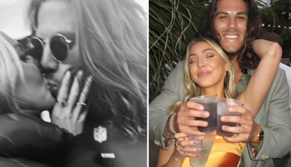 Callum Robinson y Emily Horwath, su novia