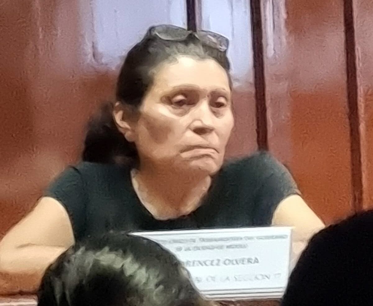 Leticia Lorencez Olvera secretaria general saliente de la sección 17 “Tesorería y Locatel”