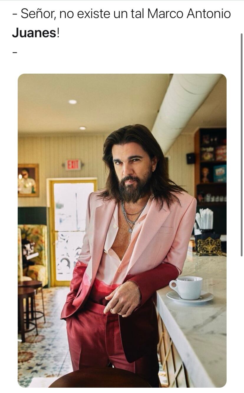 Las redes se inundan de memes por el nuevo look de Juanes