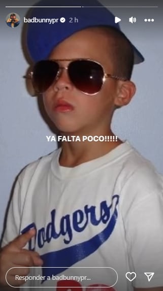 Bad Bunny calentando motores, el cantante ya está más que listo para su nuevo disco