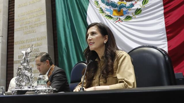 Kenia López Rabadán, diputada del PAN y presidenta de la Cámara de Diputados