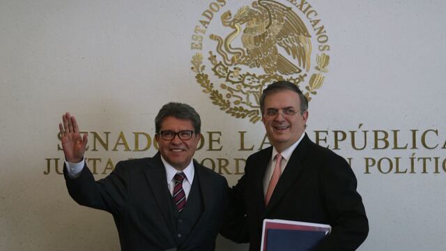 Ricardo Monreal y Marcelo Ebrard