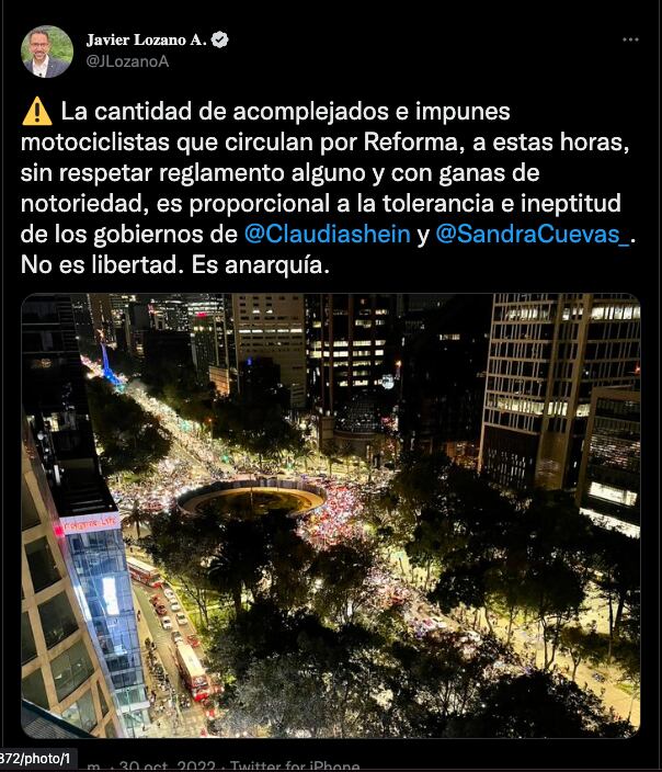 Rodada del Terror CDMX, Motociclistas son un caos aseguran