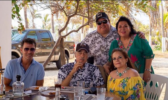 Andrés García, Margarita Portillo y Leonardo García