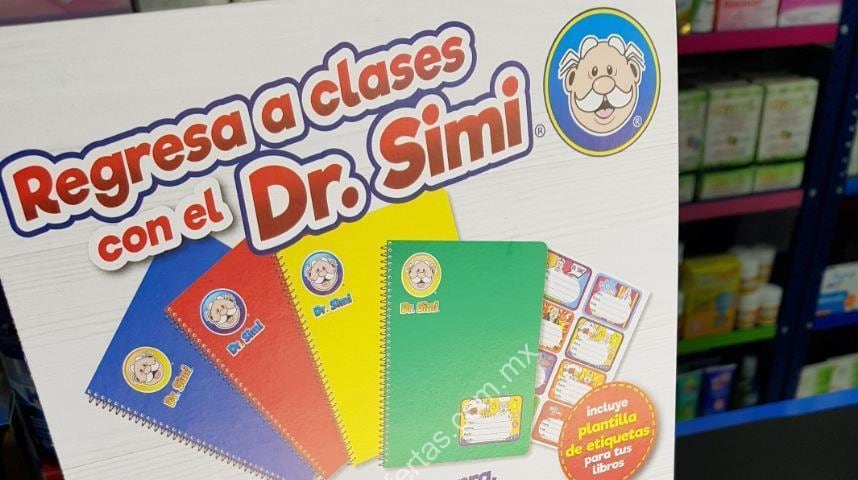 Dr. Simi conquista el regreso a clases con sus libretas llenas de sorpresas