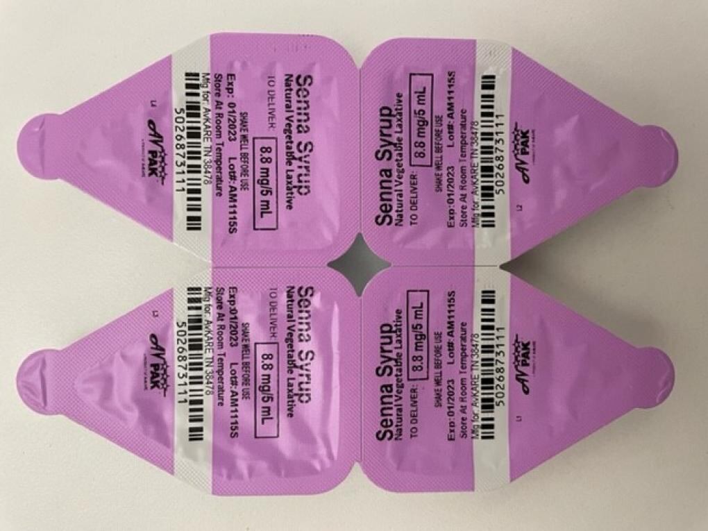 Laxante Senna Syrup retirado por la FDA