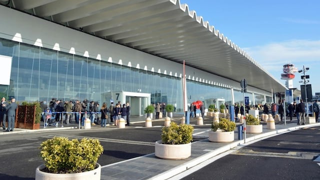 Aeropuerto Fiumicino de Roma.