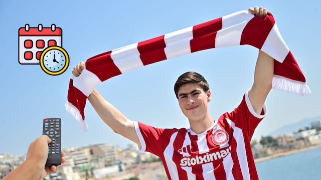 ¿Cuándo debuta la Hormiga González con Olympiacos? Fecha y rival en la Superliga de Grecia