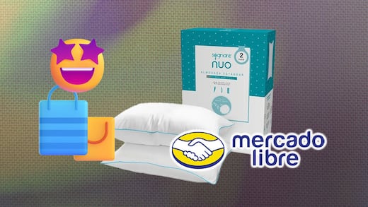 Almohadas Sognare Nuo tienen descuento en Mercado Libre; el par cuesta menos de 900 pesos