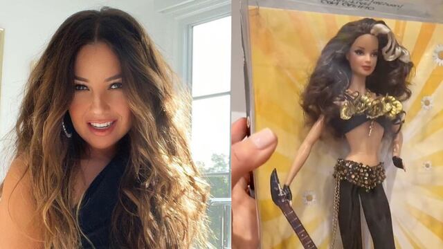 Thalía colecciona muñecas Barbie