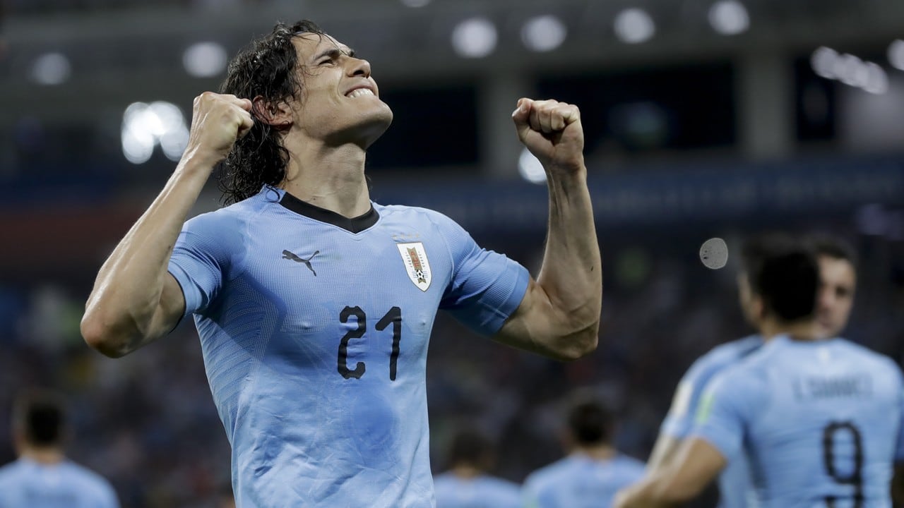 Cavani , el gran héroe de la noche.
