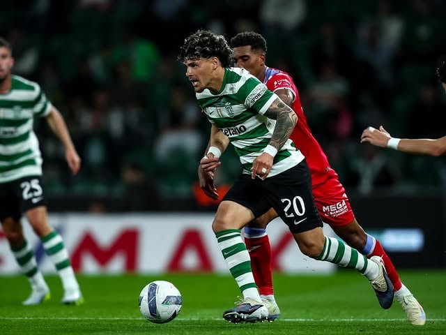 Maxi Araújo, jugador del Sporting CP y de la Selección de Uruguay.