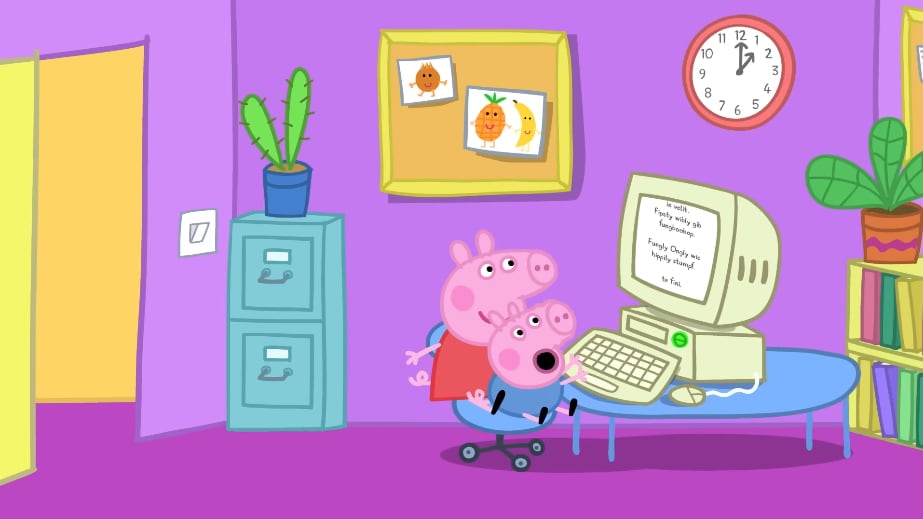 Peppa Pig por Día internacional de los Escritores