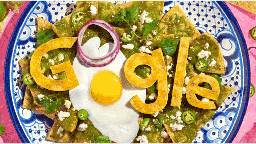¿Por qué Google dedica su Doodle a los chilaquiles mexicanos hoy 23 de mayo?