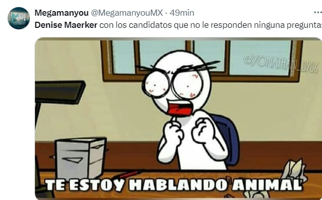 Denise Maerker protagoniza los memes del primer debate presidencial