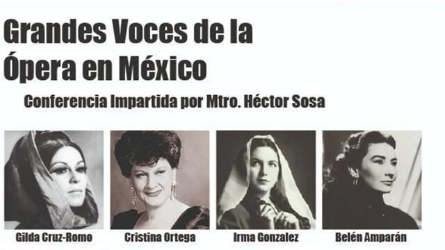 Grandes voces de la ópera en México