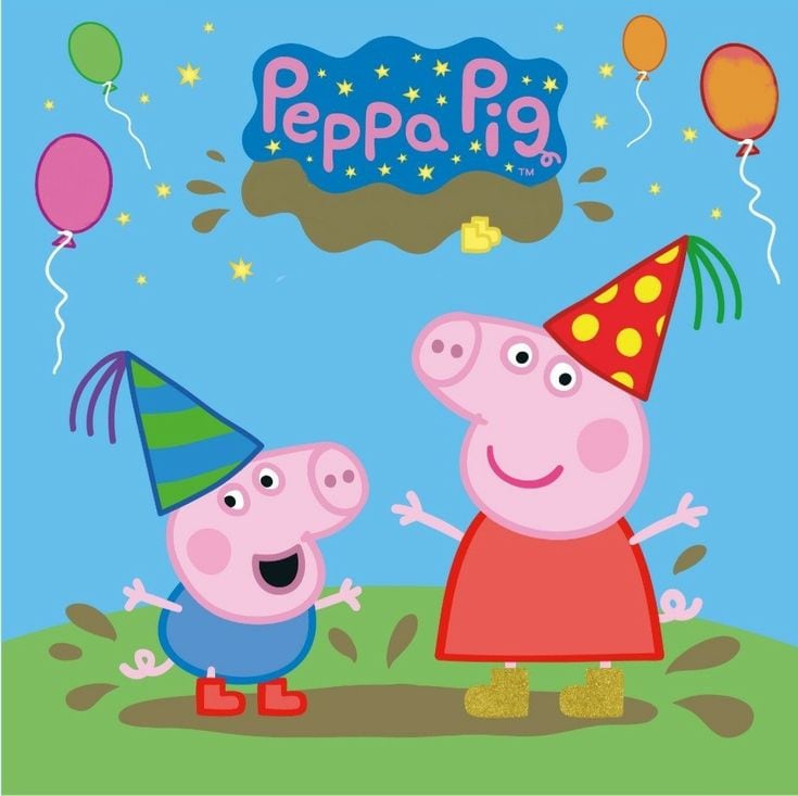 Fondos de pantalla de Peppa Pig y su hermano George gratis para computadora