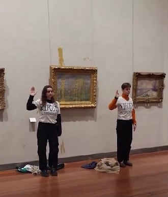 Protesta en Museo de Lyon