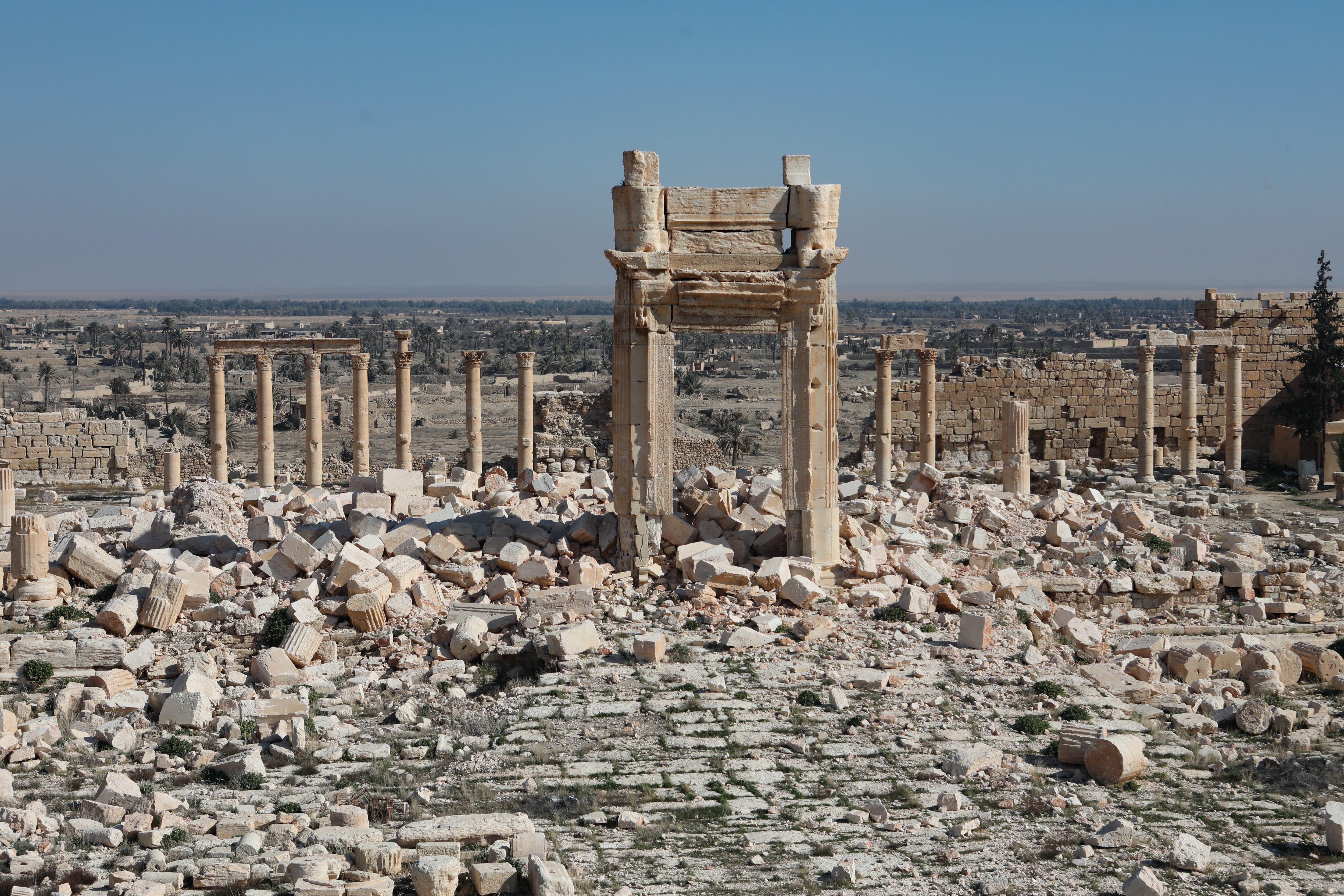 Daño en el Templo de Bel, Siria