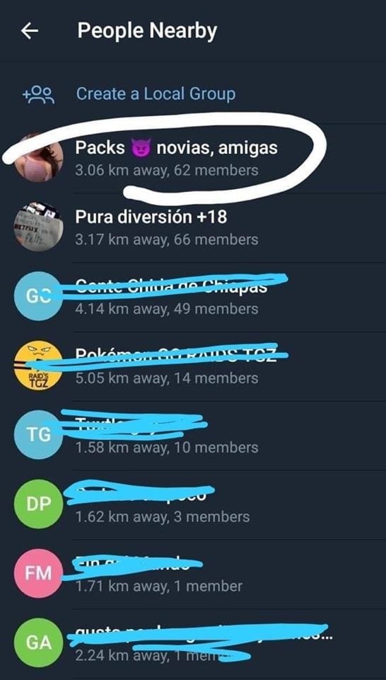Chat difundido por Facebook.