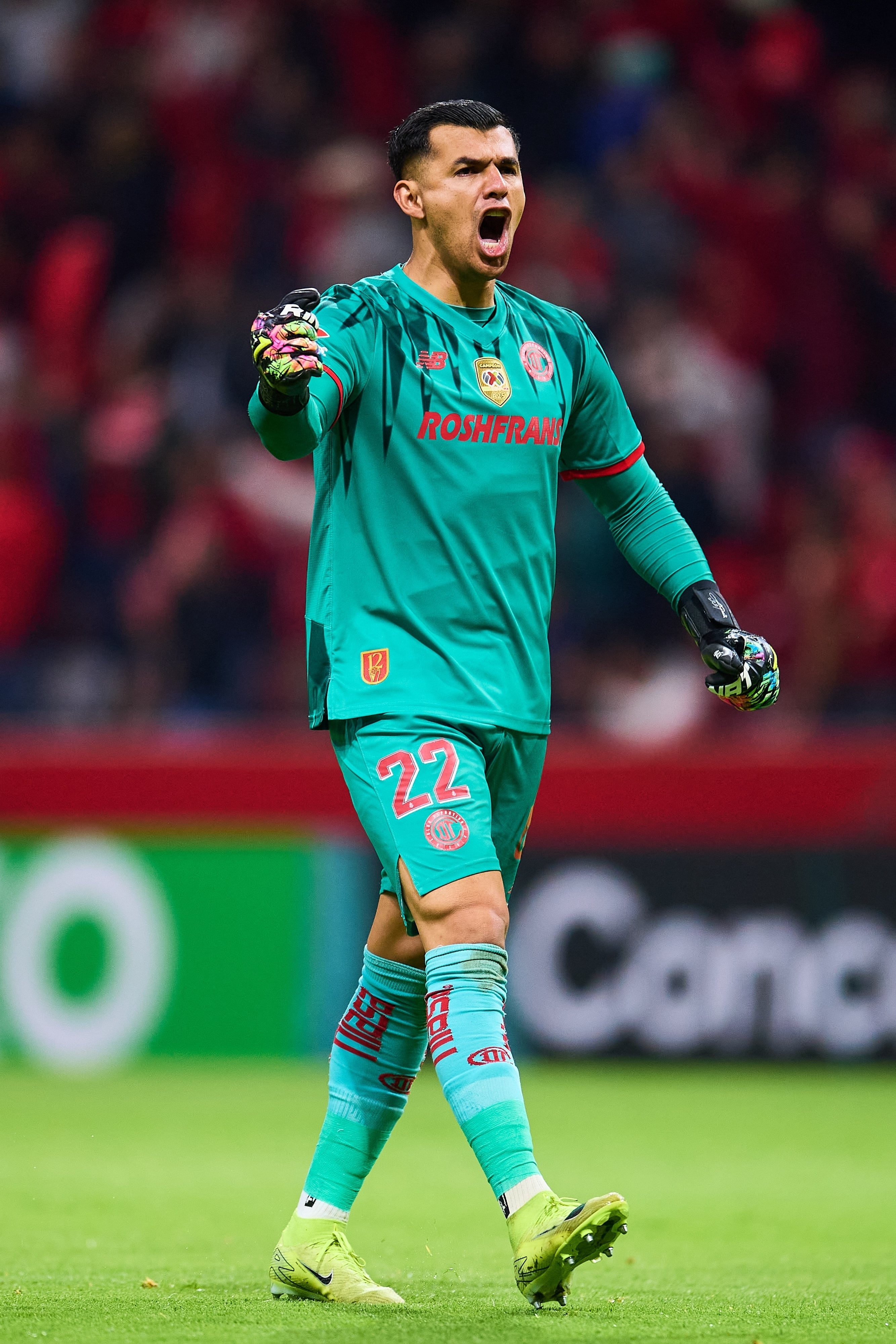 Luis García, portero de Toluca, no recibió goles.