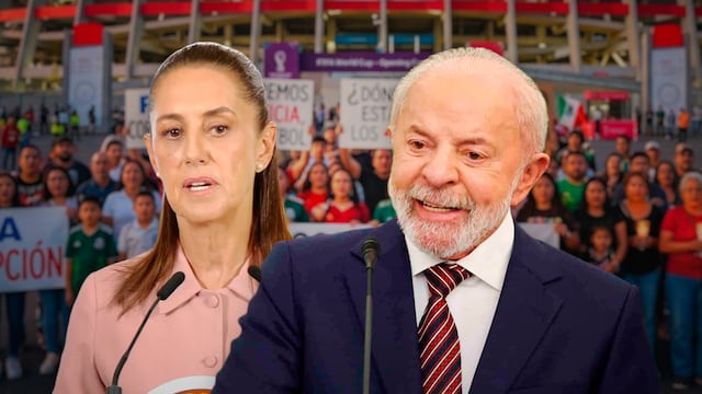 Las manifestaciones rumbo al Mundial llegan a la llamada entre Sheinbaum y Lula