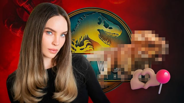 Belinda conoce personaje de Jurassic World Rebirth