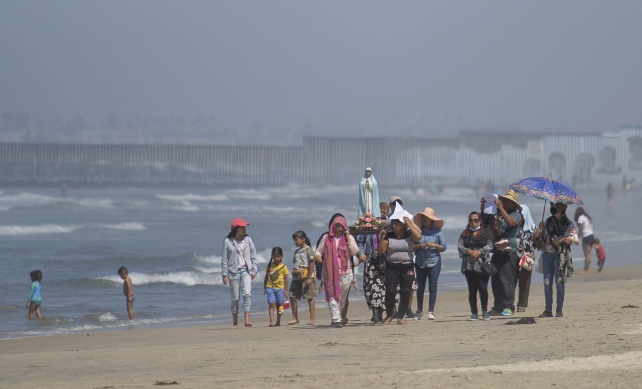 Realizan peregrinación para pedir el fin del Covid-19