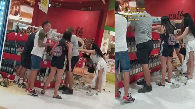 Un video de TikTok muestra la tragedia que provocó las ganas de beber en estos clientes que rompieron todas las botellas a su paso.